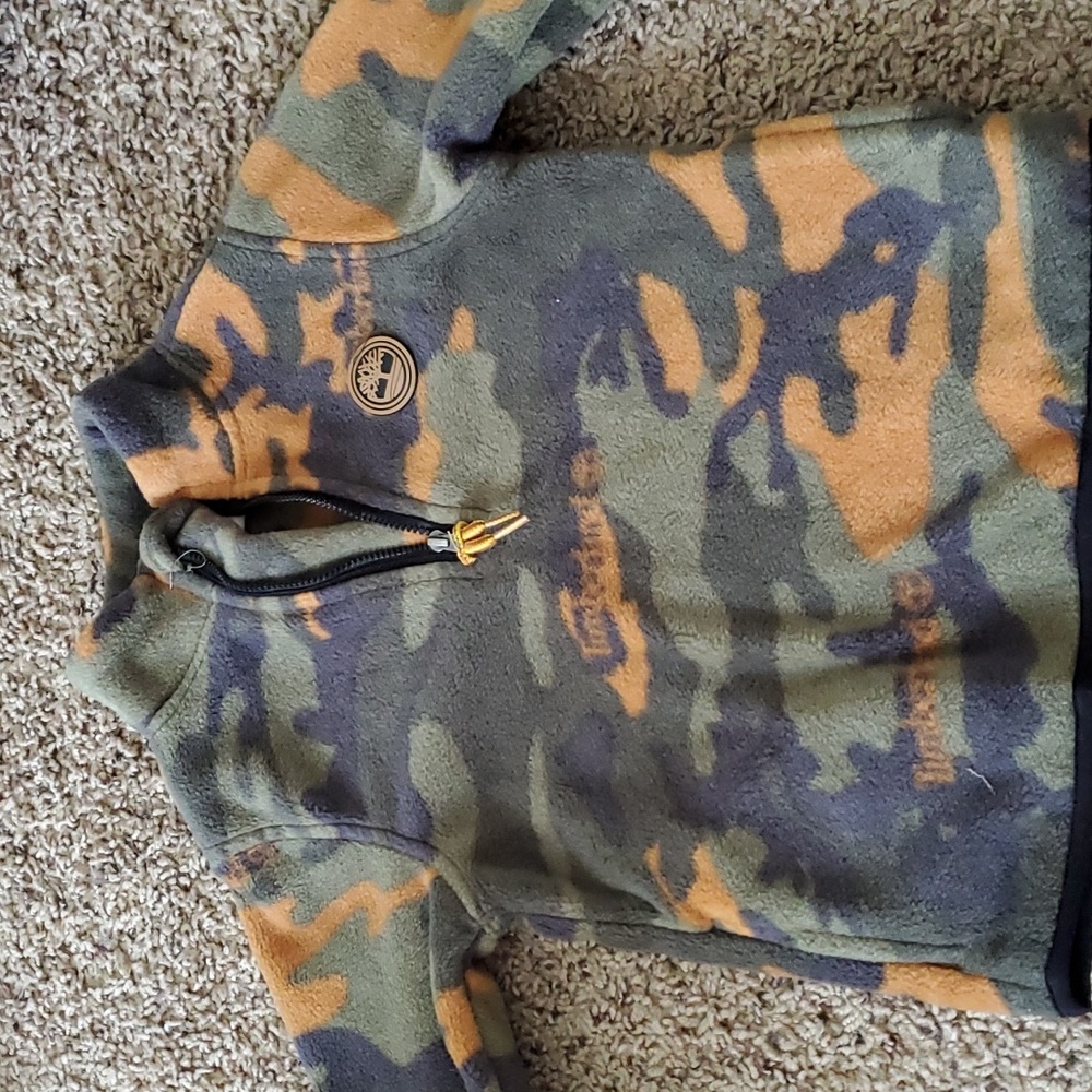 Timberland baby zip up Fleece sweatshirt size 24 months